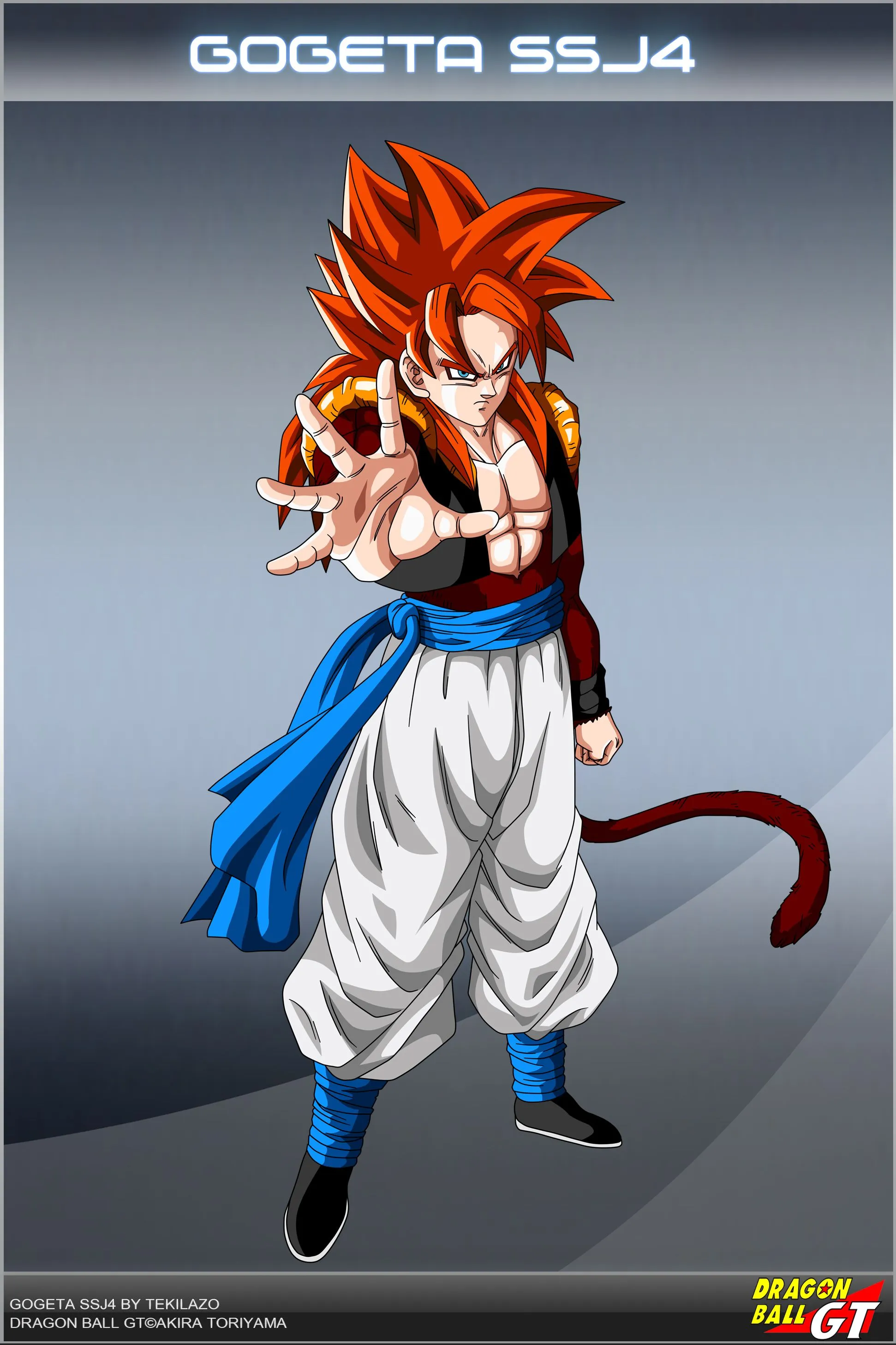Dragon Ball GT - Gogeta SSJ4 by DBCProject on DeviantArt Dragon Ball GT - Gogeta SSJ4 by DBCProject on DeviantArt
