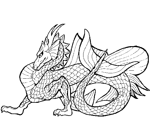 Sea dragon coloring page - Coloringcrew.com
