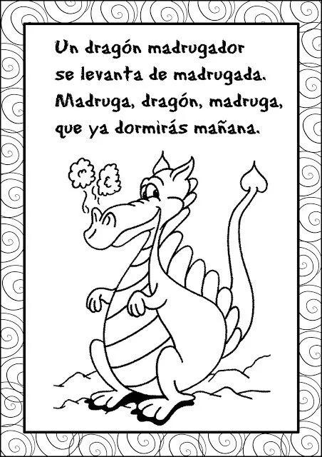 Dragón madrugador | Trabalenguas para Niños Dragón madrugador | Trabalenguas para Niños