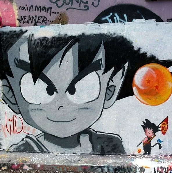 dragonball #dbz #graffiti #graff #streetart #mural #art | Dragon ...