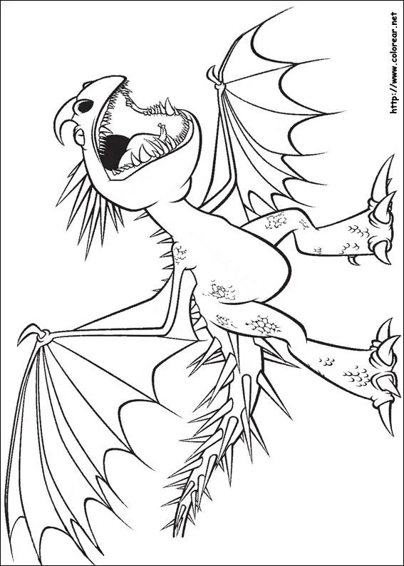 Dibujos para colorear de Cómo entrenar a tu Dragón