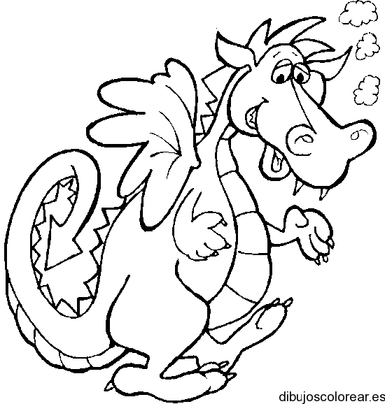 Dragones | Dibujos para Colorear