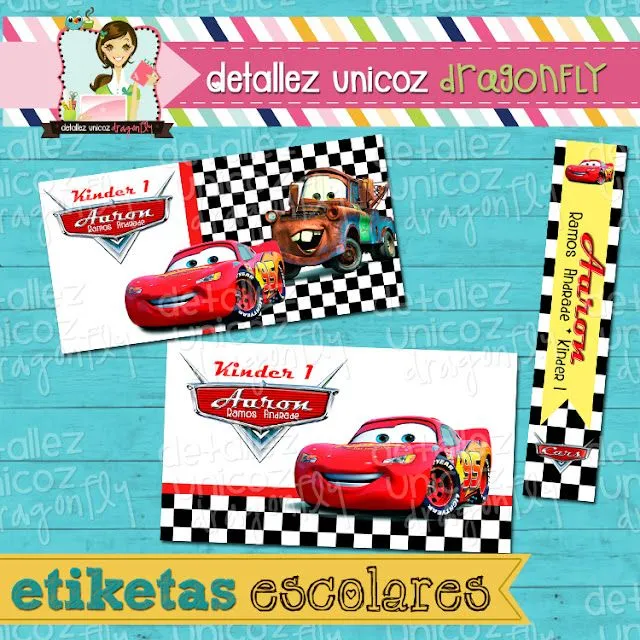 Dragonfly Detallez Unicoz: Etiquetas Escolares Personalizadas Dragonfly Detallez Unicoz: Etiquetas Escolares Personalizadas