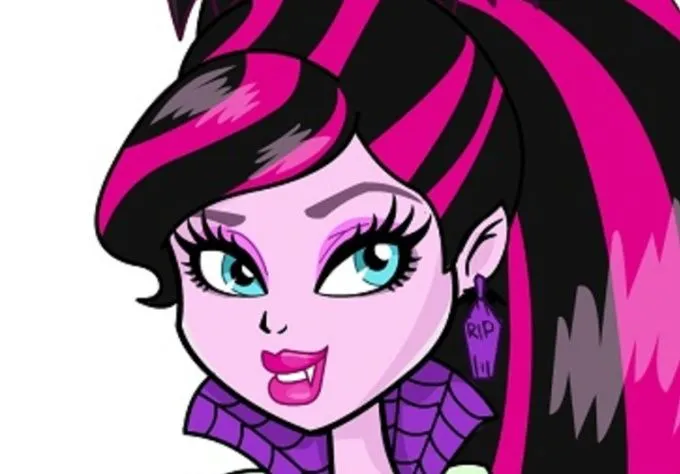 draw in Monster High style a vector cartoon graphic - fiverr