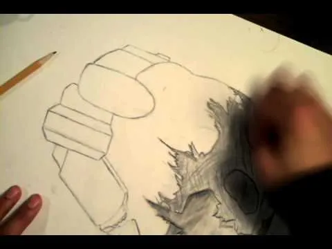 Drawing Halo Reach Emile - YouTube