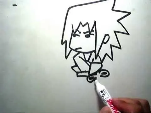 Drawing Sasuke Chibi (Menggambar Sasuke Chibi) - YouTube