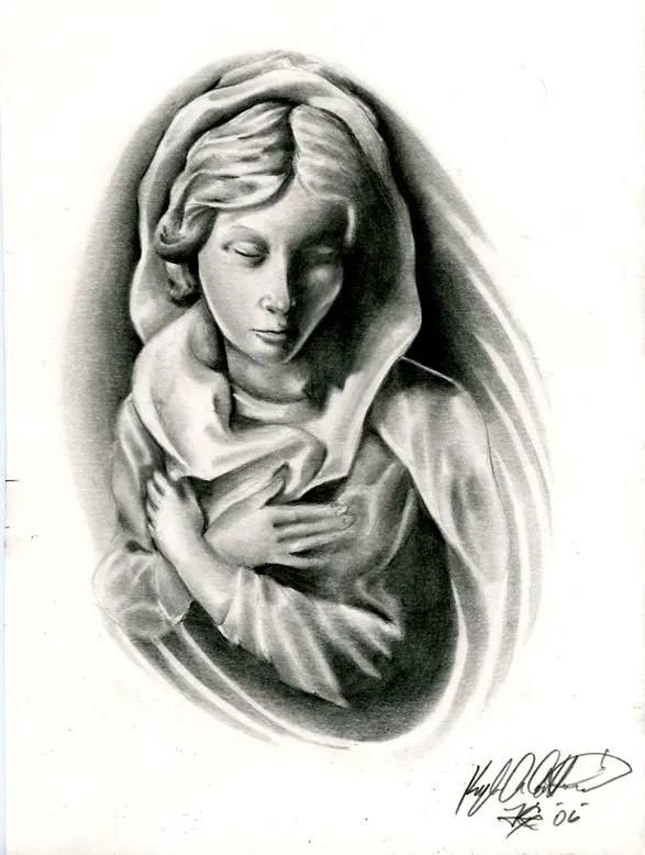 drawings - Virgin Mary