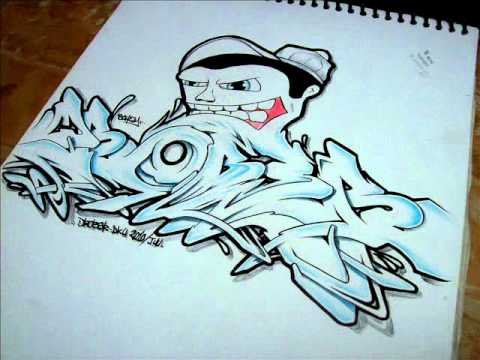 DROBER bocetos graffiti - YouTube