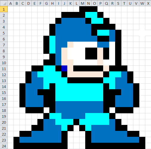 Mis Dubujos de personajes de Nintendo en Excel :P - Taringa! Mis Dubujos de personajes de Nintendo en Excel :P - Taringa!