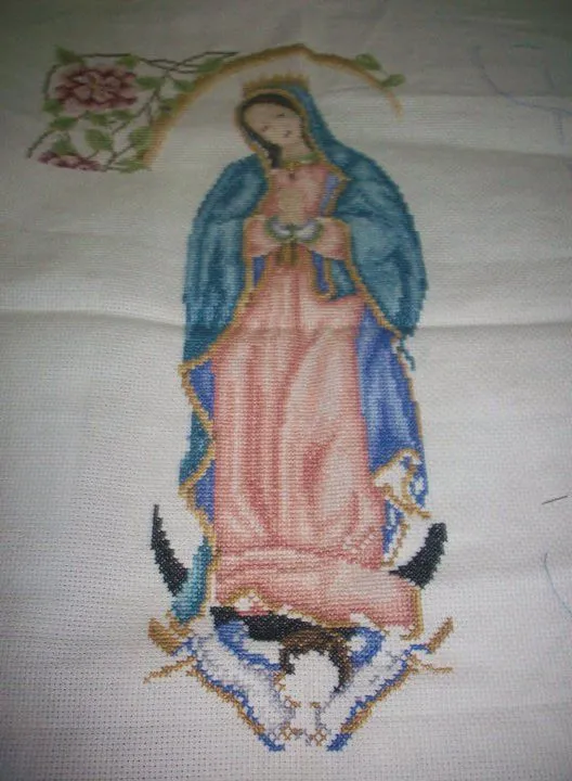 Duende del Bordado: Otros Avances de la Virgen de Guadalupe