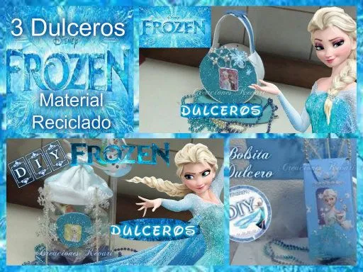 3 Dulceros reciclados de Frozen | KevAri