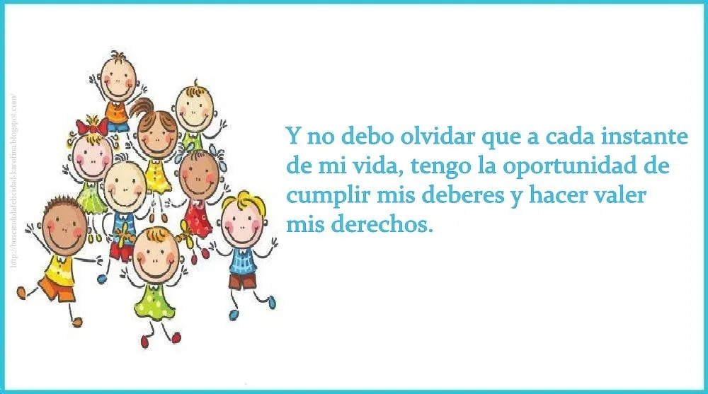 ★..Dulces Momentos..★: DEBERES DE LOS NIÑOS Y NIÑAS