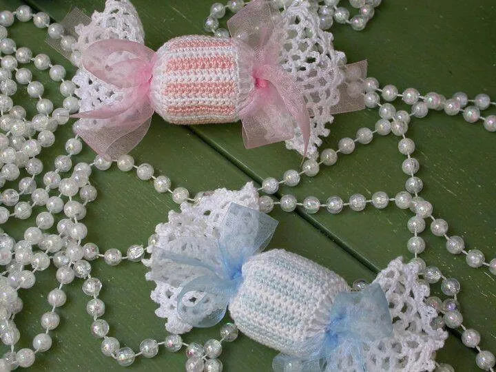 Dulces recuerdos para baby shower | crochet | Pinterest | Baby ...