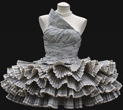 ECO manía.: Especial vestidos de papel
