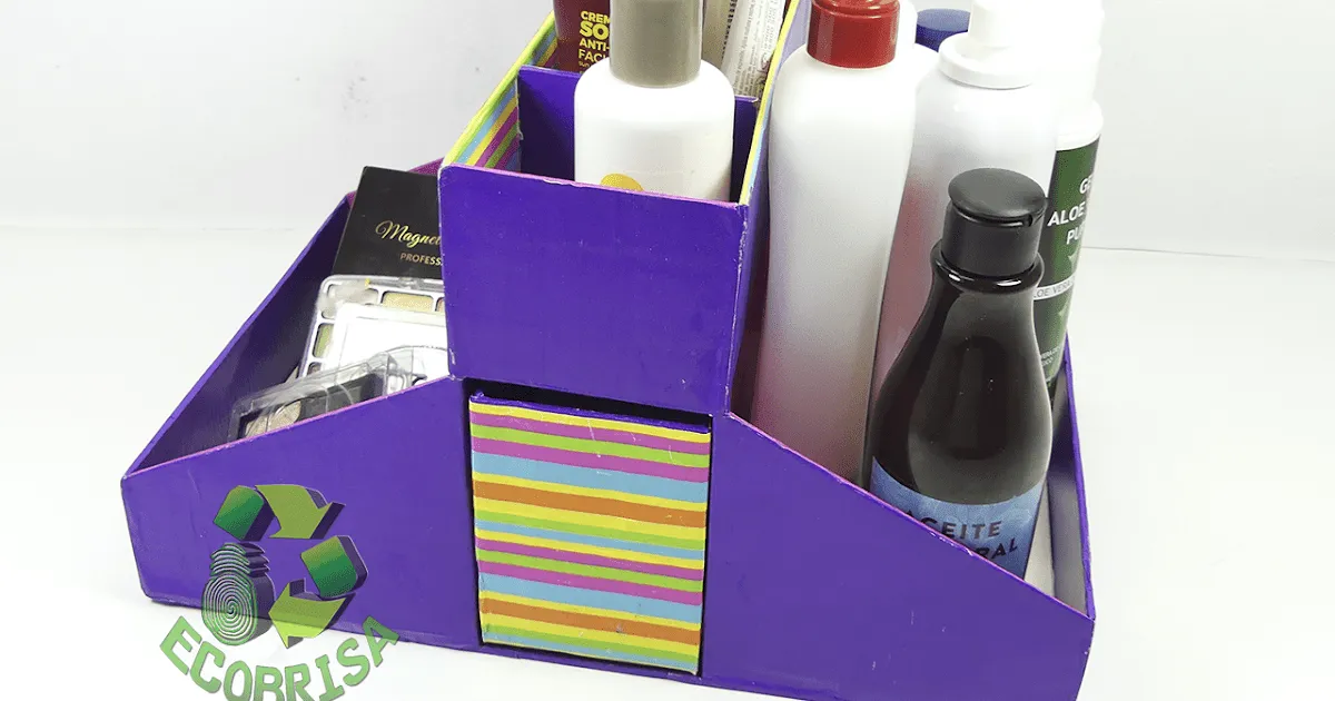 Ecobrisa Manualidades: ¿Cómo hacer un Organizador con Caja de Zapatos? Ecobrisa Manualidades: ¿Cómo hacer un Organizador con Caja de Zapatos?