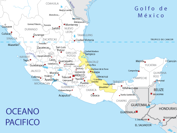 Ecología y Geografía: Veracruz: Veracruz como parte de México ...