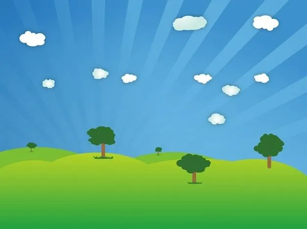 Ecología nube campo vectorial Fresh | Descargar Vectores gratis