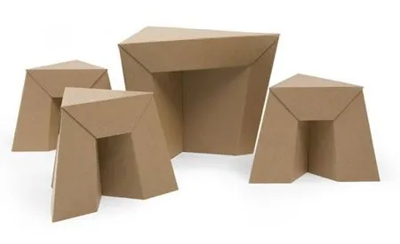 EcoNotas.com: Muebles con Papel y Cartón Reciclado