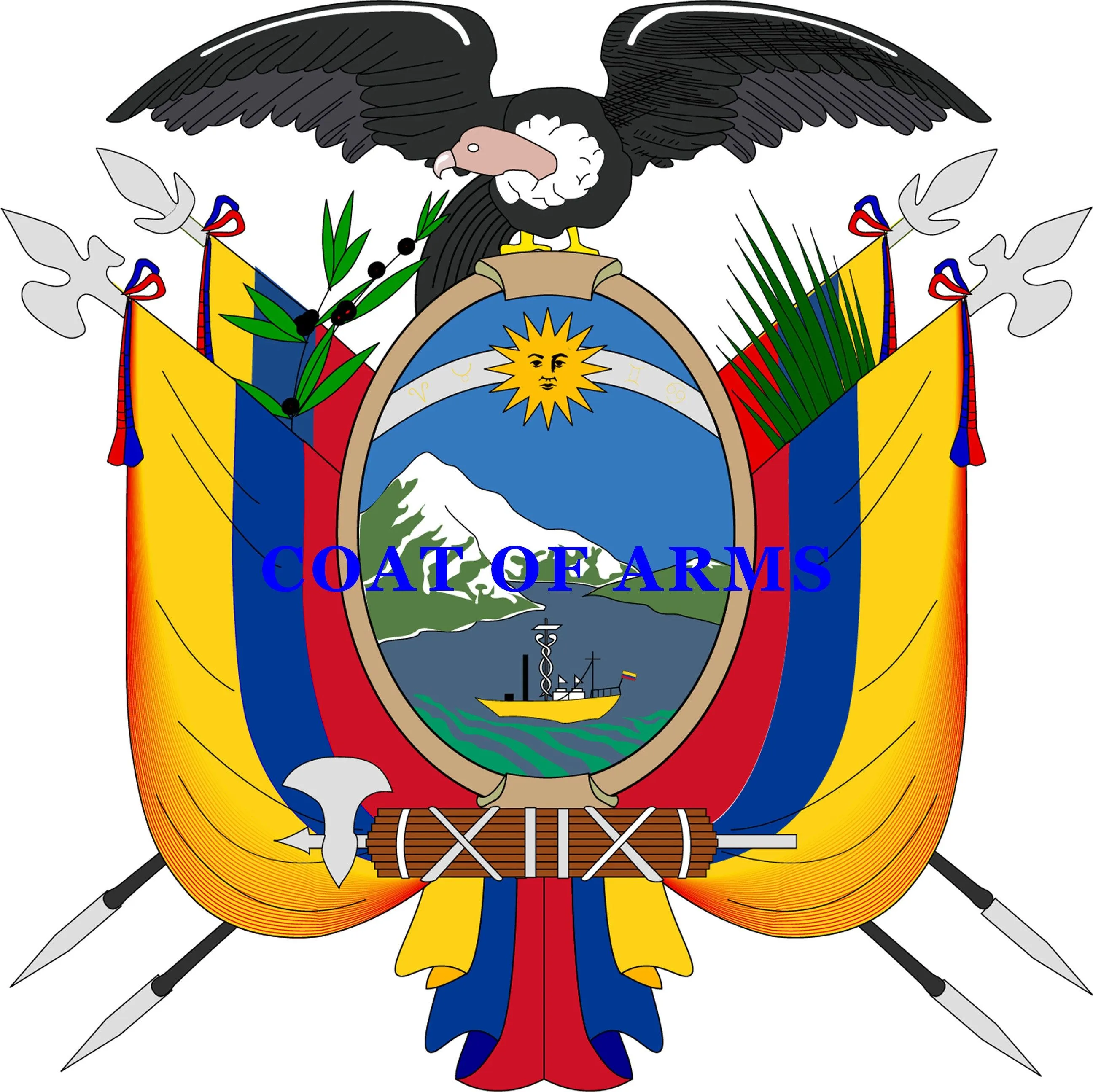 Ecuador escudo - Etsy México