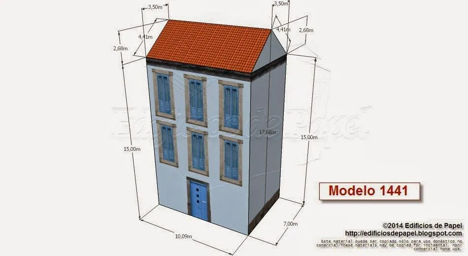 Edificios de Papel-Free Paper Models-Gratis tu Casa de Papel Modelos 1441  to 1444: Edificio Rehabilitado 3 -1 … | Edificios, Maquetas de edificios,  Modelo de papel
