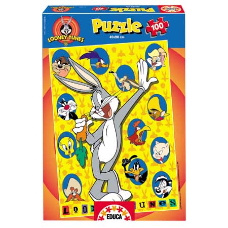 Educa : Puzzles Infantiles : Looney Tunes : 100 Bugs Bunny y sus ...