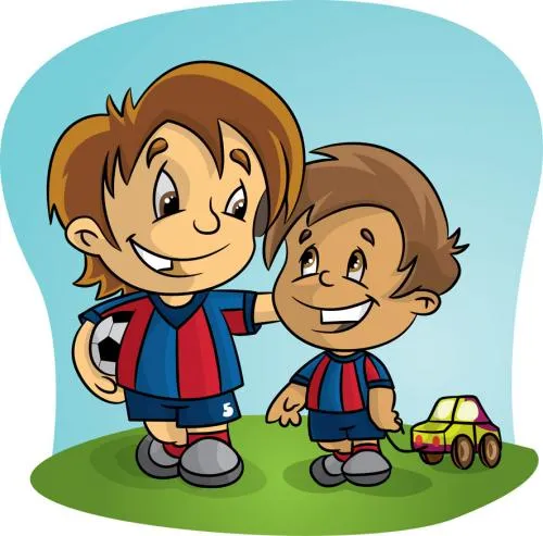 Imagenes de niños en caricatura jugando futbol - Imagui