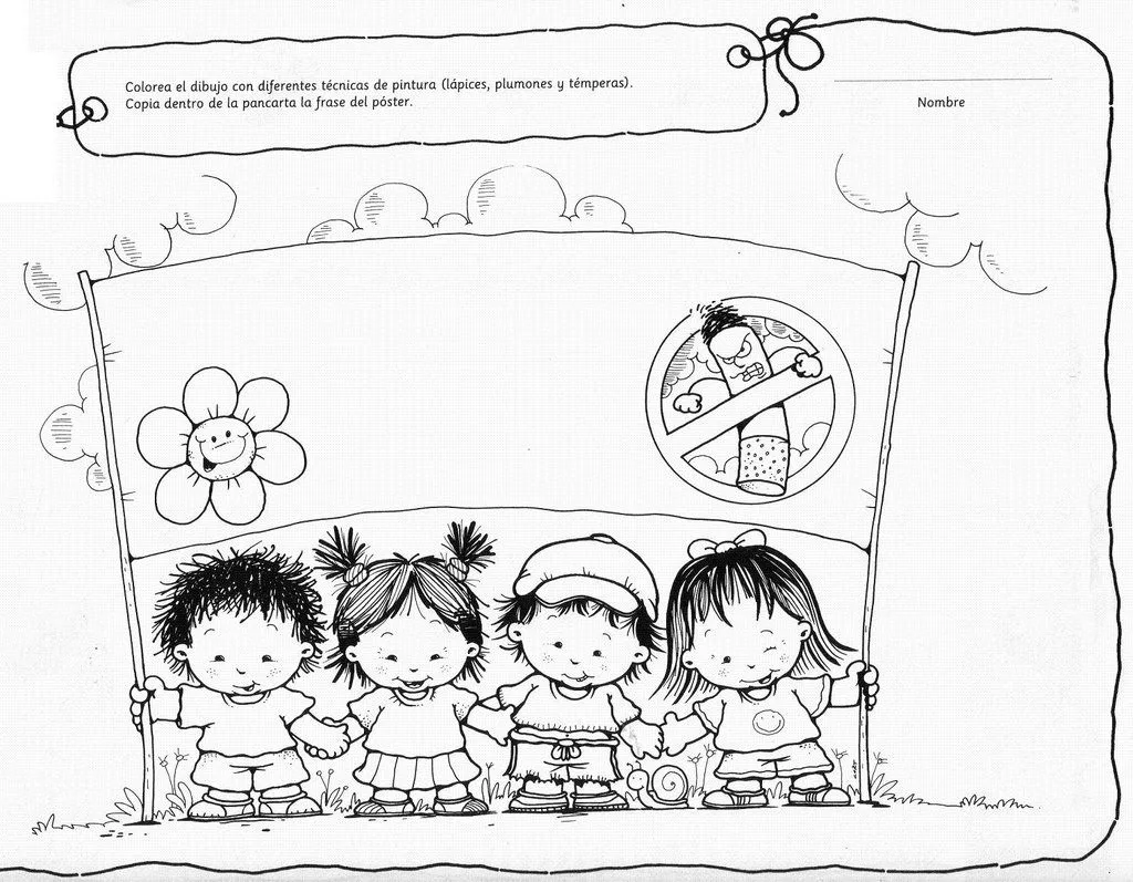 Educación Preescolar: [Fotocopiable] Día antitabaco