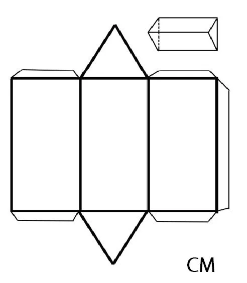 Moldes de cuerpos geometricos para armar e imprimir - Imagui