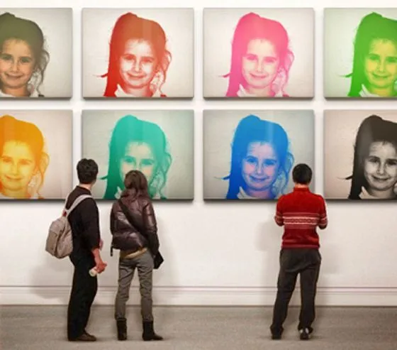 Efectos para fotos Facebook. Andy Warhol.