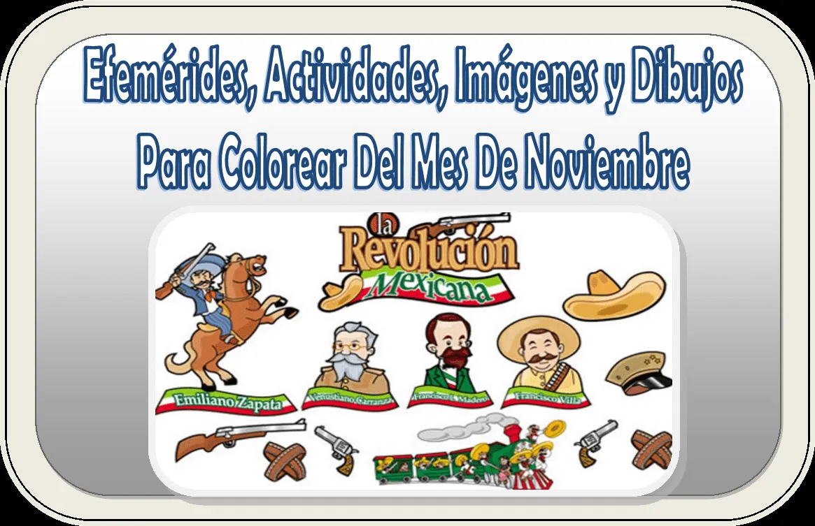 Efemérides, actividades, imágenes y dibujos para colorear del mes de  noviembre | Educación Primaria