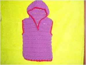 Egaze - Tejidos Crochet: Chaleco con Capucha
