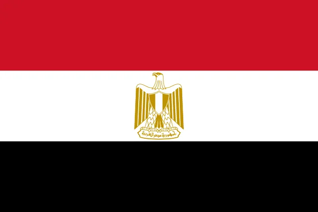Egipto - banderas de países países | Mundo
