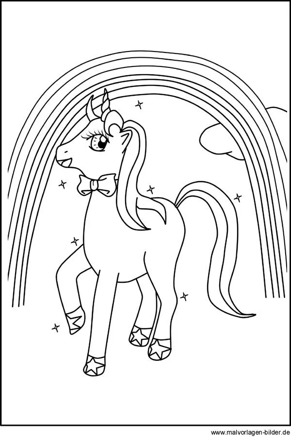 Einhorn - kostenlose Malvorlagen zum Ausdrucken Einhorn - kostenlose Malvorlagen zum Ausdrucken