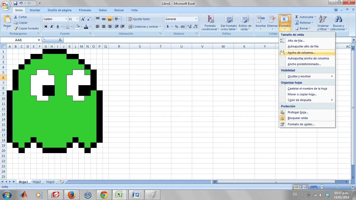 Ejercicio – Dibuja en Excel | TIC Manos Unidas Ejercicio – Dibuja en Excel | TIC Manos Unidas