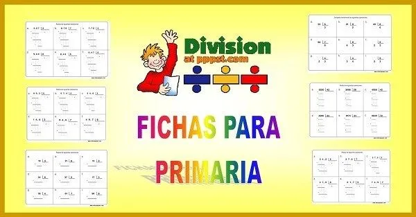 Ejercicios de divisiones para primaria -