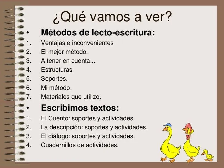 Ejercicios Lectoescritura