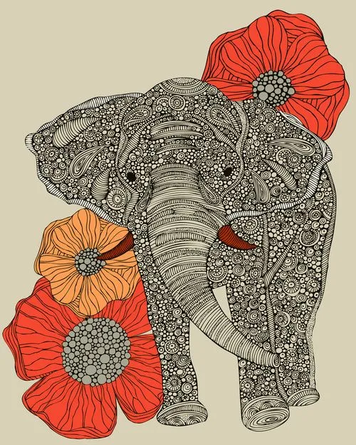 Elefante / Animal de poder | Flor de Capomo