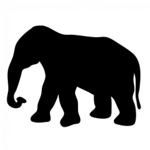 elefante contorno | Descargar Vectores gratis