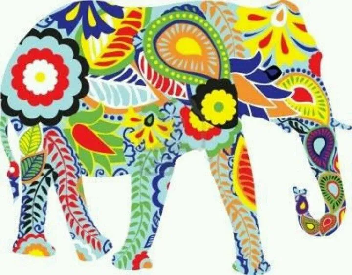 elefante hindu | Things for My Wall | Pinterest | Black Paper ...