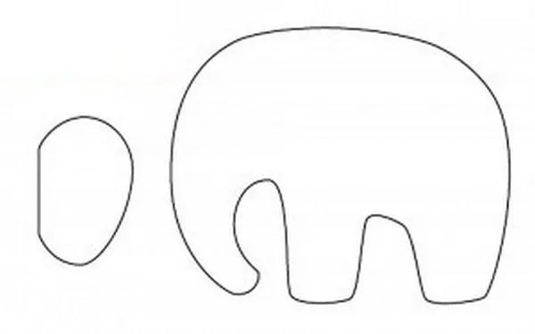Elefante para hacer con tela - Imagui
