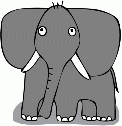 Elefantes dibujos color - Imagui