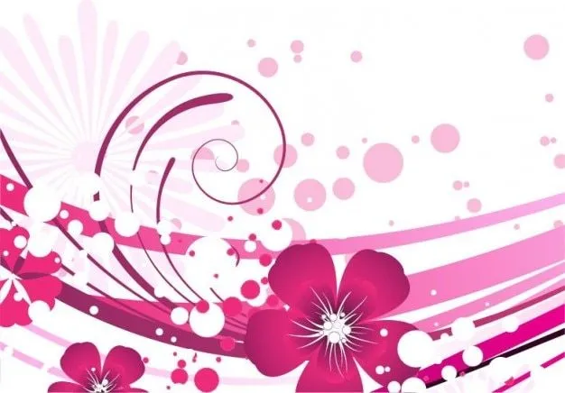 Elegante rosa fondo abstracto floral | Descargar Vectores gratis
