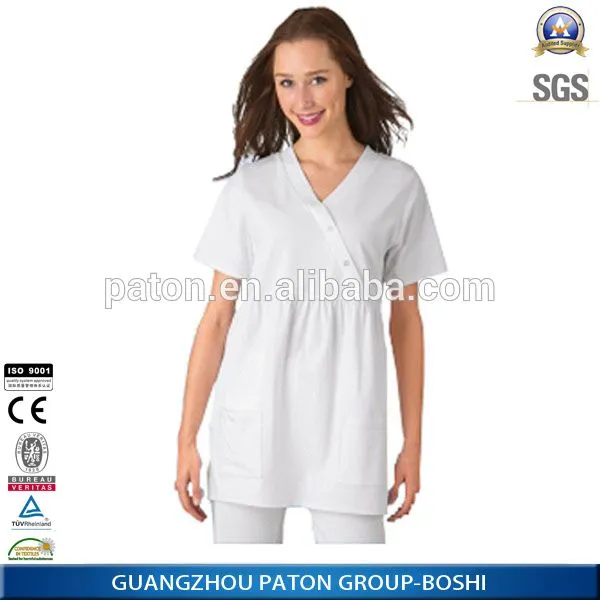 Elegante uniforme de la enfermera, De manga larga o manga corta ...