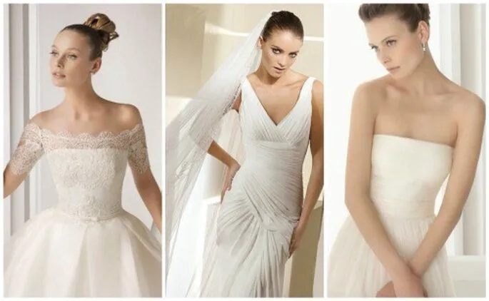 Cómo elegir el escote del vestido de novia? Los 10 estilos más ... Cómo elegir el escote del vestido de novia? Los 10 estilos más ...
