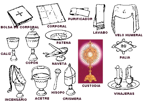 Los ornamentos de la eucaristia - Imagui