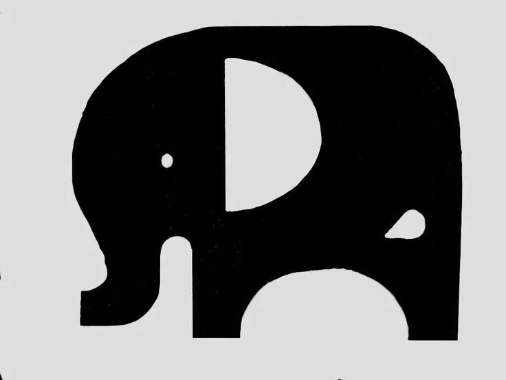 Elephant stencil | Elefantes | Pinterest | Elephant Stencil ...