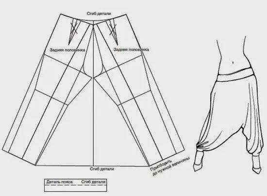 DIY: harem pants o pantalones aladdin - yo elijo Coser