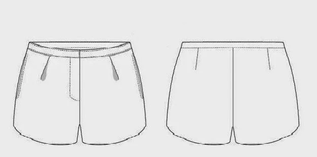 yo elijo coser: Patrón gratis: shorts de Burda