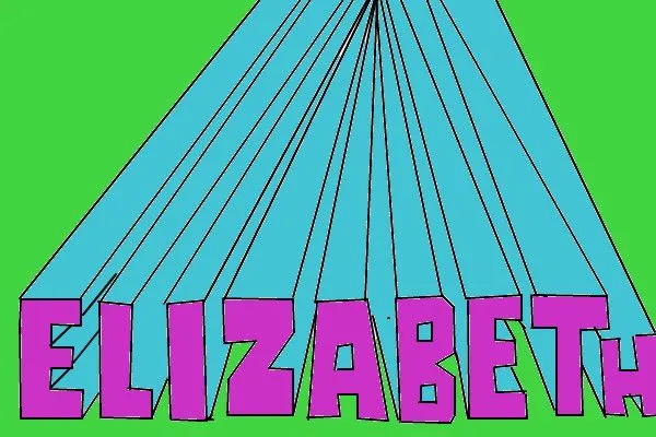 Elizabeth- drawn by elizabeth ← a graffiti drawing by Hazardgirl1999