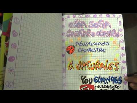 Como marcar un cuaderno de matematicas - Imagui